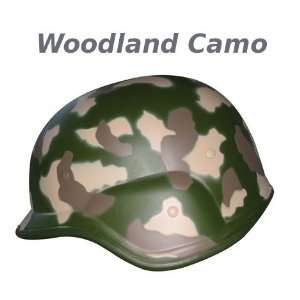  Woodland Camo Plastic PASGT M88 Helmet