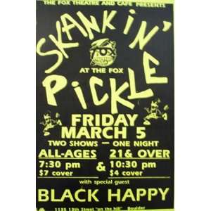  Skankin Pickle Fox Boulder Original Concert Poster
