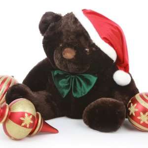 Snowy Holiday Chubs   38   Adorable, Chocolate Brown, Christmas Bear 