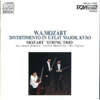 Mozart Divertimento In E Flat Major, KV 563 by Mozart String Trio 