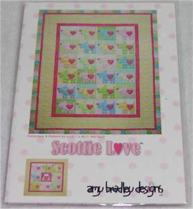 Amy Bradley Designs   Scottie Love Twin Quilt Pattern  