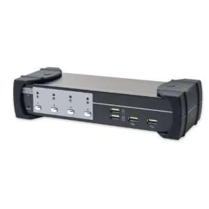   Port VGA KVM Switch with Audio Support and USB 2.0 Hub (SY KVM20107