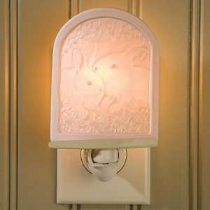 com Bunny Night Light Carved from Beeswax Extreme Translucent 7W Bulb 