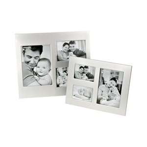  Palermo Series Brushed Aluminum Picture Frame for Off set Photo 