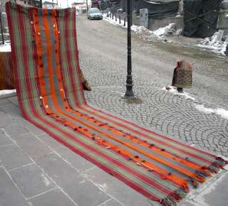 Anatolia Turkish Rug 63x169 Antique Hand Woven Curtain Sivas Kilim 