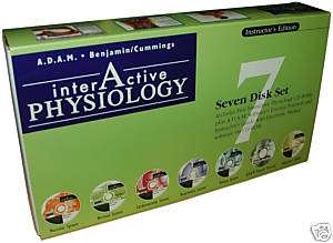 ADAM INTERACTIVE PHYSIOLOGY ANATOMY SOFTWARE INSTRUCTOR 