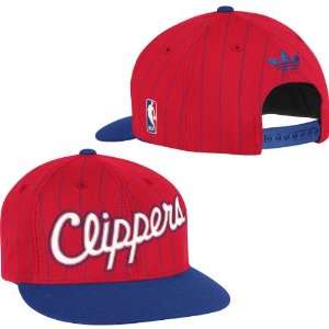  Adidas Los Angeles Clippers Pinstripe Snapback Hat Sports 