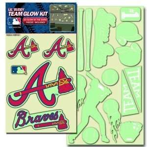  Atlanta Braves Lil Buddy Glow In The Dark Decal Kit 