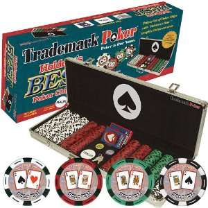  Holdems Best™ 500 CLAY Filled Poker Chip Set w/Case 