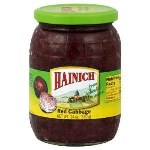 Hainich, Red Cabbage, 24 Ounce (12 Pack)  Grocery 