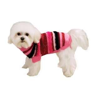  Small Yarn Striped Chic Dog Sweater