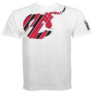 Nitro Circus Static Short Sleeve T Shirt   Large/White