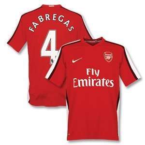  08 10 Arsenal Home Jersey + Fabregas 4
