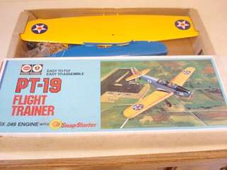 OLD COX PT 19 .049 POWERED CONTROL LINE MODEL AIRPLANE **  