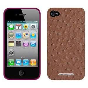  Ostrich Brown on Verizon iPhone 4 Case by Coveroo 