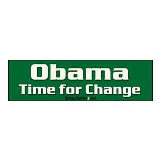   Time For Change   Presidential Election Stickers (Small 5 x 1.4 in