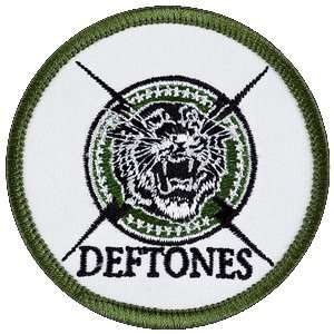  Embroidered Patch DEFTONES (Tiger Logo) 