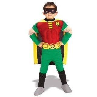 Teen Titans DC Comics Robin Muscle Chest Deluxe Toddler/Child Costume 