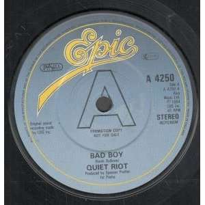 BAD BOY 7 INCH (7 VINYL 45) UK EPIC 1984