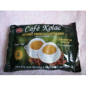  10 BAGS KOLAC INSTANT FRENCH COFFEE MIX 3 IN 1 SUGAR FREE 