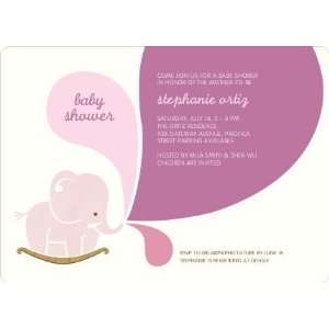  Elephant Rocker Baby Shower Invitations Health & Personal 