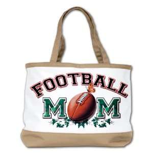  Shoulder Bag Purse (2 Sided) Tan Football Mom with Ivy 