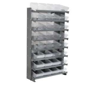 Akro Mils APRS182 CRYSTAL Single Sided Pick Rack with 32 31182 Crystal 