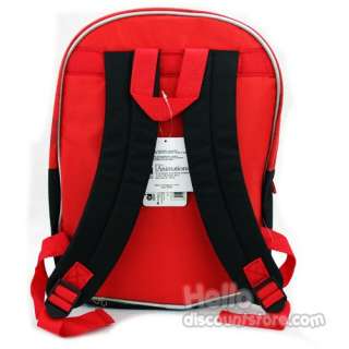 Angry Birds Red / Black 3 Pocket Backpack 16  