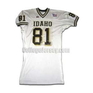   No. 81 Game Used Idaho Russell Football Jersey