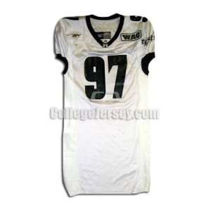   No. 97 Game Used Hawaii Reebok Football Jersey