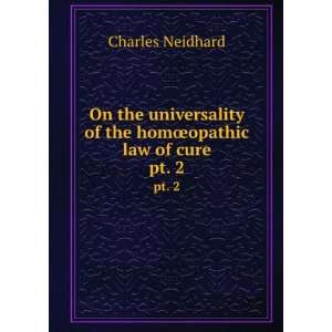  On the universality of the homÅopathic law of cure. pt 