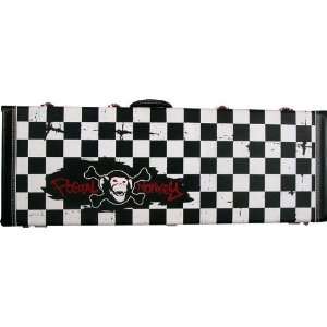  Postal Monkey Checkered Electric Guitar Case with tuner 