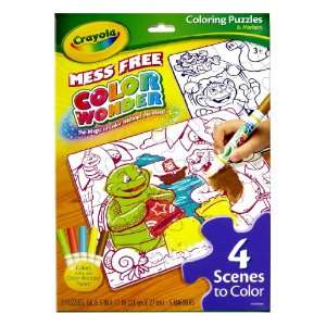  Crayola Color Wonder Double Sided Puzzles Toys & Games