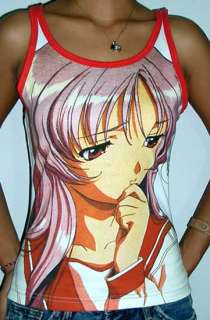 FOREBODING New Japanese Anime Cap Sleeve Manga Shirt S  
