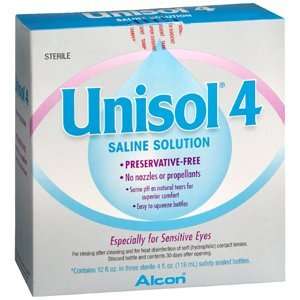  UNISOL 4 SAL SOL 3 X 4OZ 45DAY 12OZ ALCON LABORATORIES INC 