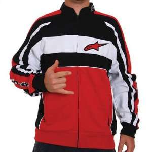  ALPINESTARS DYNO SWEATSHIRT FLEECE RED SM Automotive