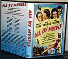 ALL BY MYSELF   DVD   Rosemary Lane & Evelyn Ankers