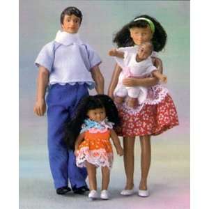  Dollhouse Miniature Spanish Family Toys & Games