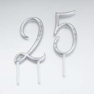  MG5550   Silver Rhinestone Monogram   Numbers