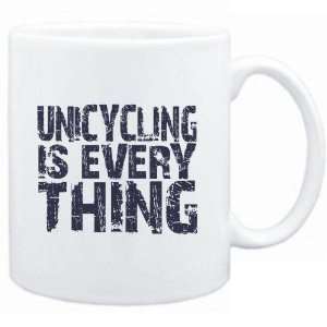  Mug White  Unicycling is everything  Hobbies Sports 