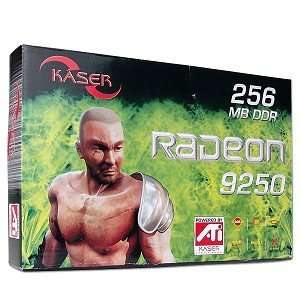  Kaser ATi Radeon 9250 256MB DDR AGP Video Card w/DVI TV 