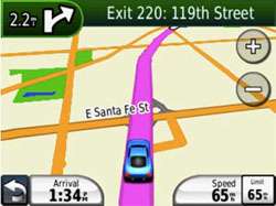 The device announces the name of exits and streets so you never have 