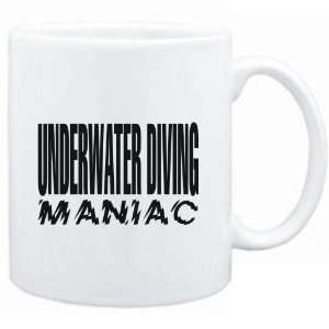  Mug White  MANIAC Underwater Diving  Sports