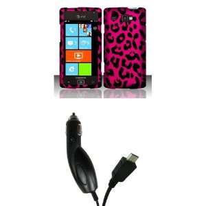 Samsung Focus Flash (AT&T) Premium Combo Pack   Pink and Black Leopard 