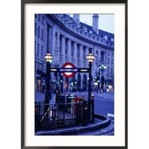  Underground Station Sign, London, United Kingdom, England 