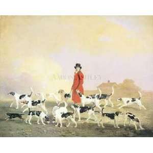  Huntsman On Foot And Hounds By Benjamin Marshall Highest 