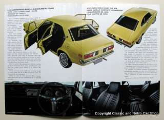 Mazda 818 Berline Coupe French Sales Brochure 1971  