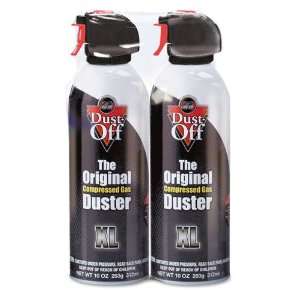  Dust Off® Disposable Compressed Gas Duster, Two 10oz Cans 