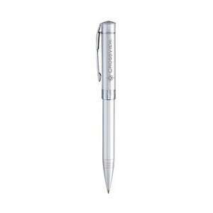  XL108B    Silver Twist Action Ballpoint Pen Office 