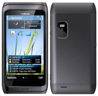 NEW NOKIA E7 16GB 8MP BLACK UNLOCKED GSM PHONE + 1 YEAR WARRANTY 